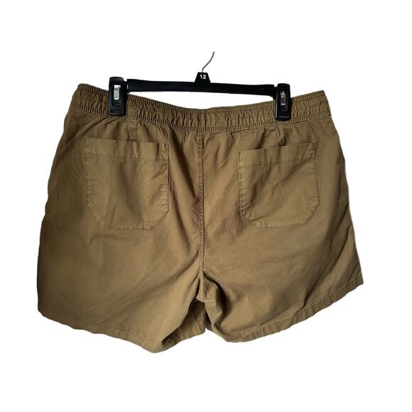 The North Face Women’s Khaki Outdoor Utility Shorts Size L Gorpcore Hiking - Picture 2 of 6